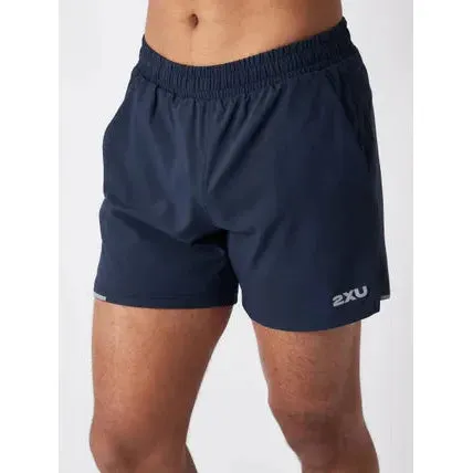 2XU  Aero 5 inch Shorts-Midnight / Silver