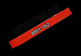 8801-162 Hot Orange/ Gold & Black Flake