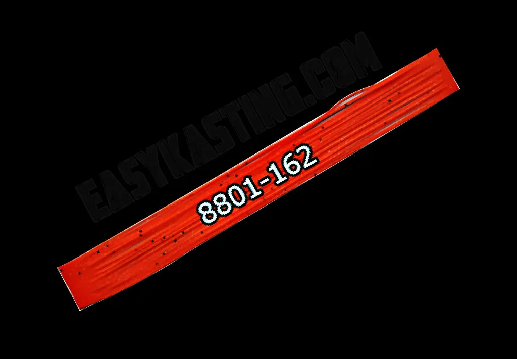 8801-162 Hot Orange/ Gold & Black Flake