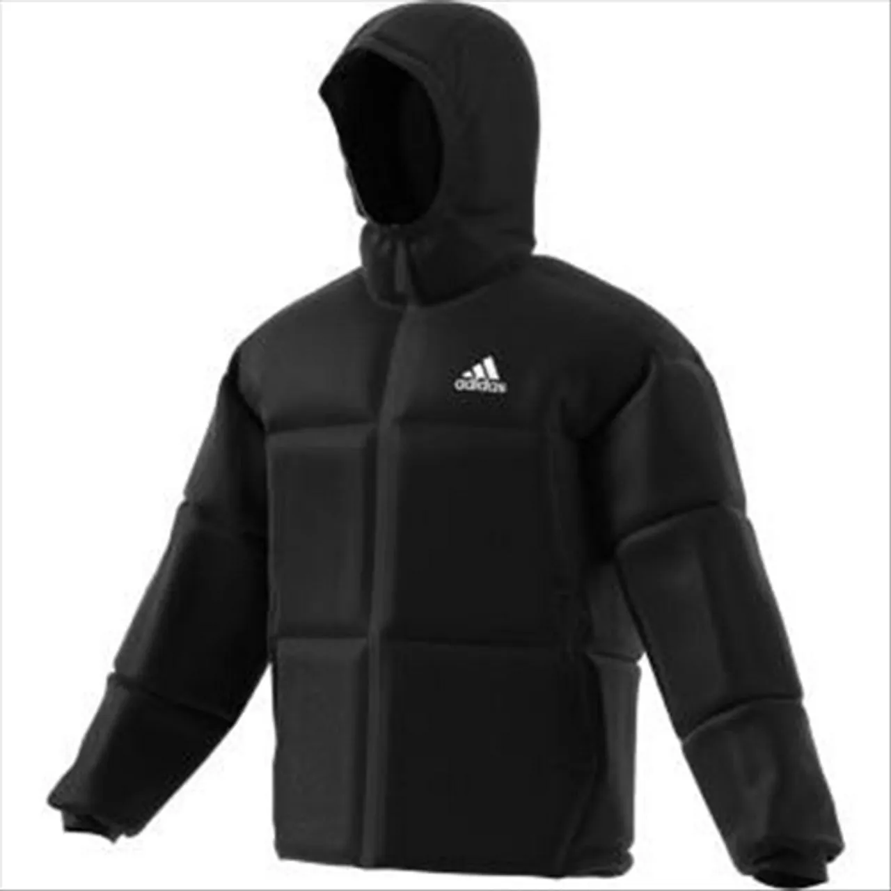 ADIDAS BSC 3S Puffy Hooded Jacket - MEN - BLACK