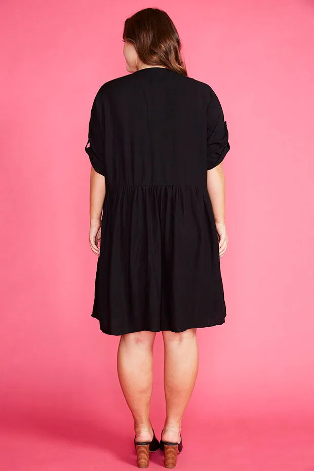 Adina Black Dress