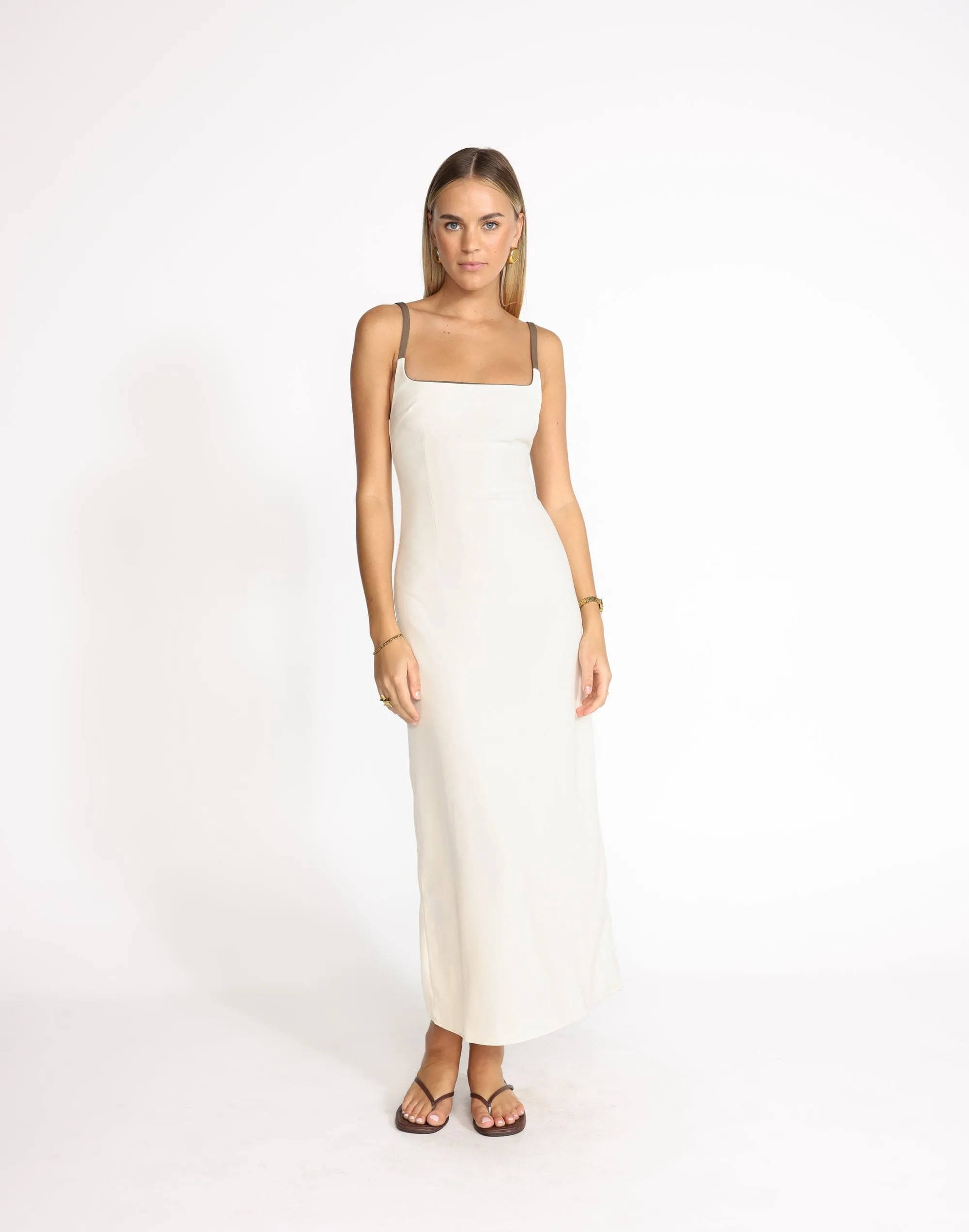 Alistair Maxi Dress (Oat)