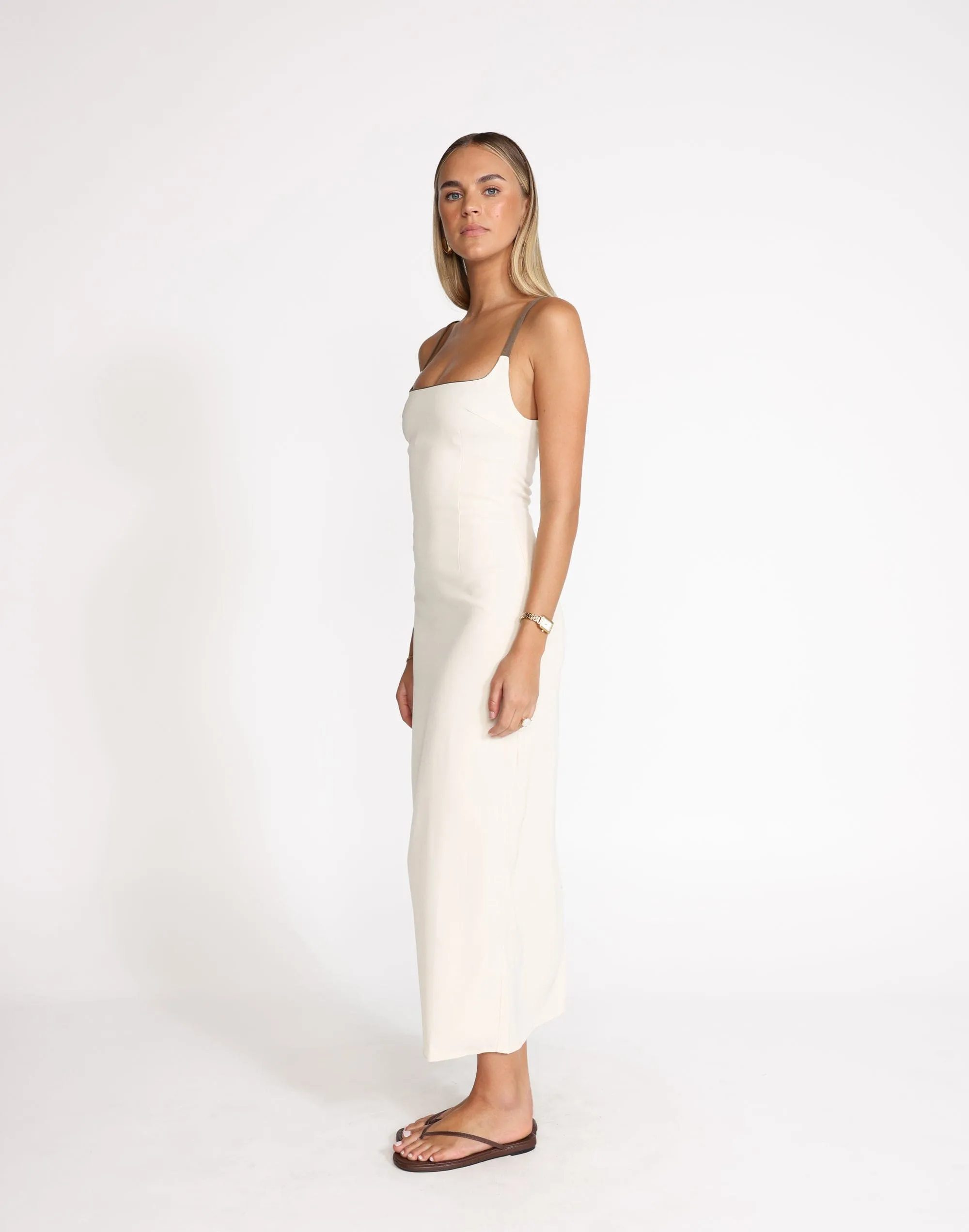 Alistair Maxi Dress (Oat)