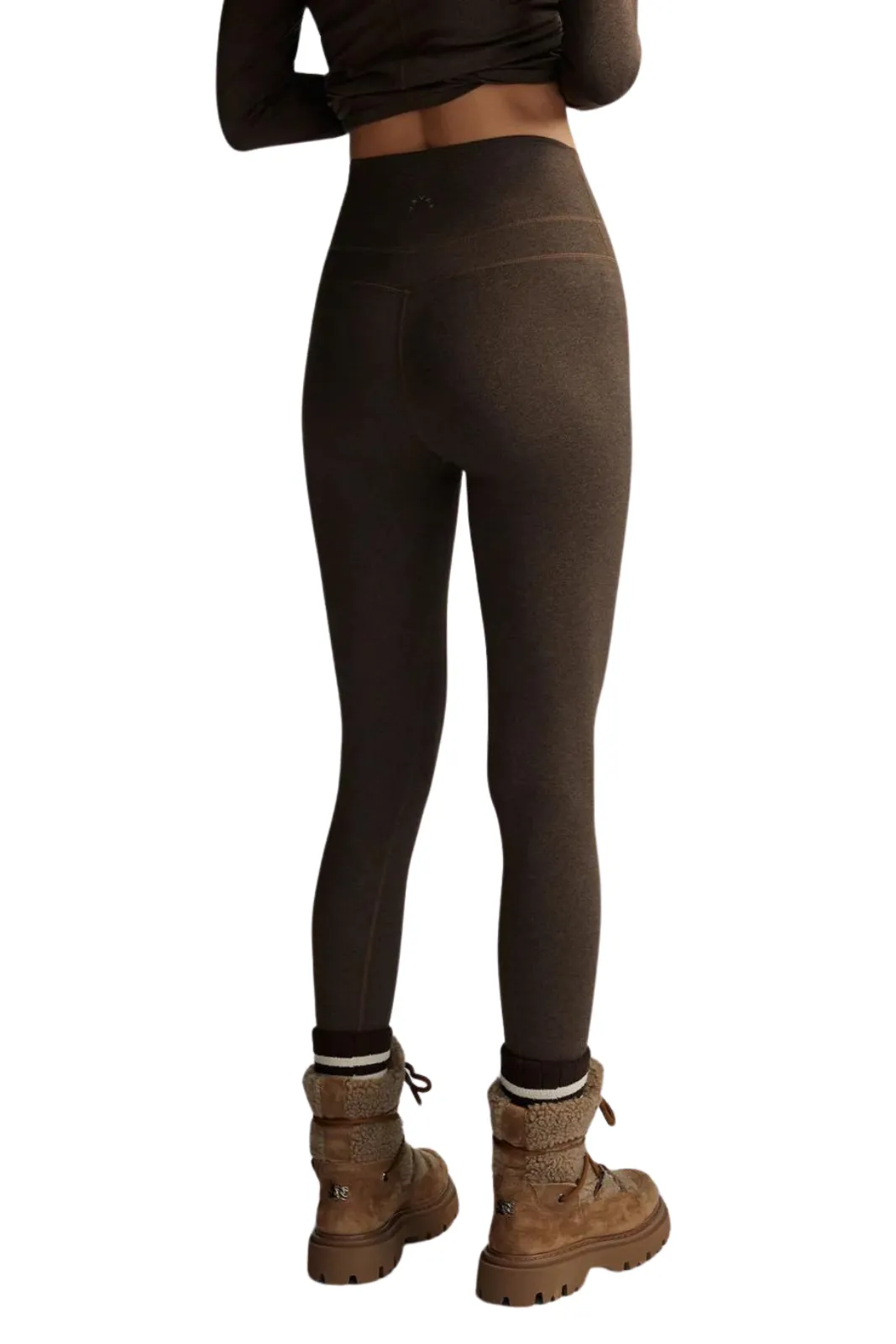 Always Warm Base Layer Legging, Deep Chocolate Marl