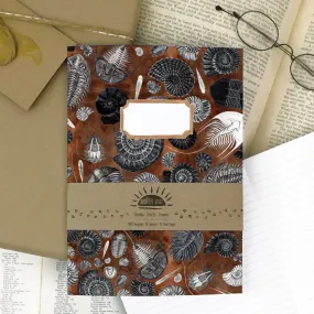 Ammonoidea Fossil Print Lined Journal