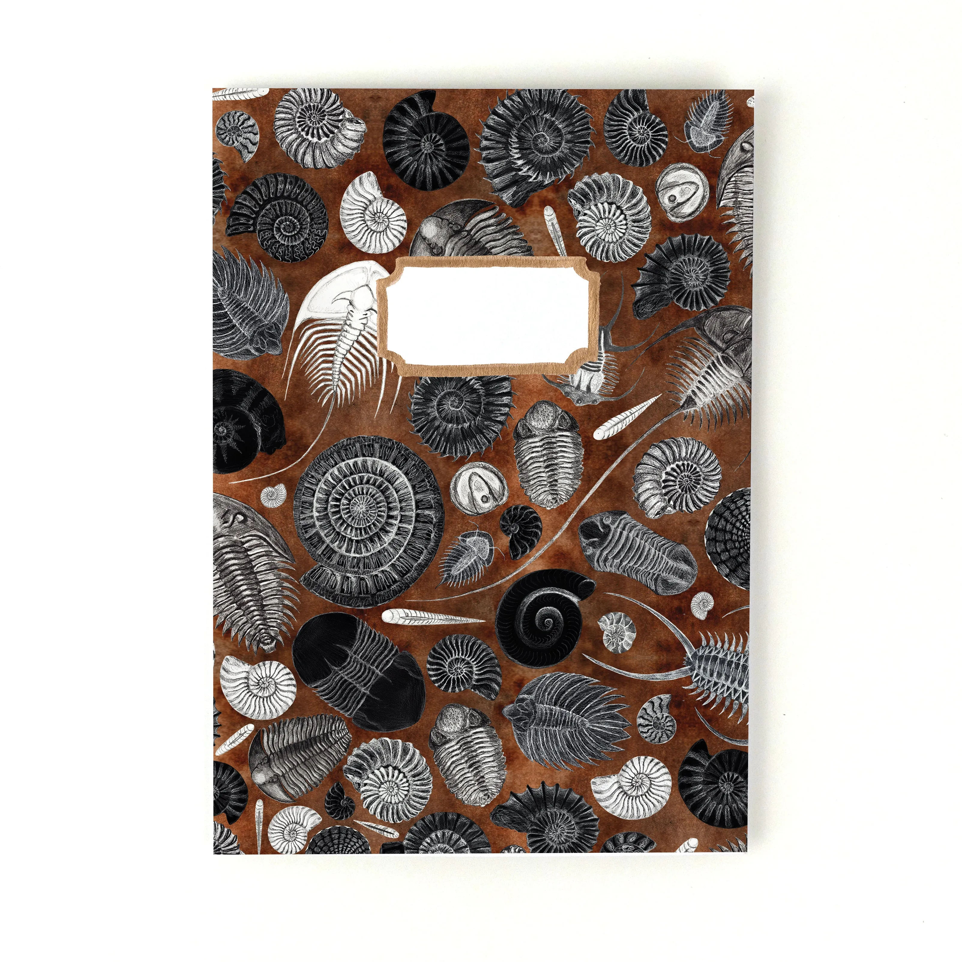 Ammonoidea Fossil Print Notebook