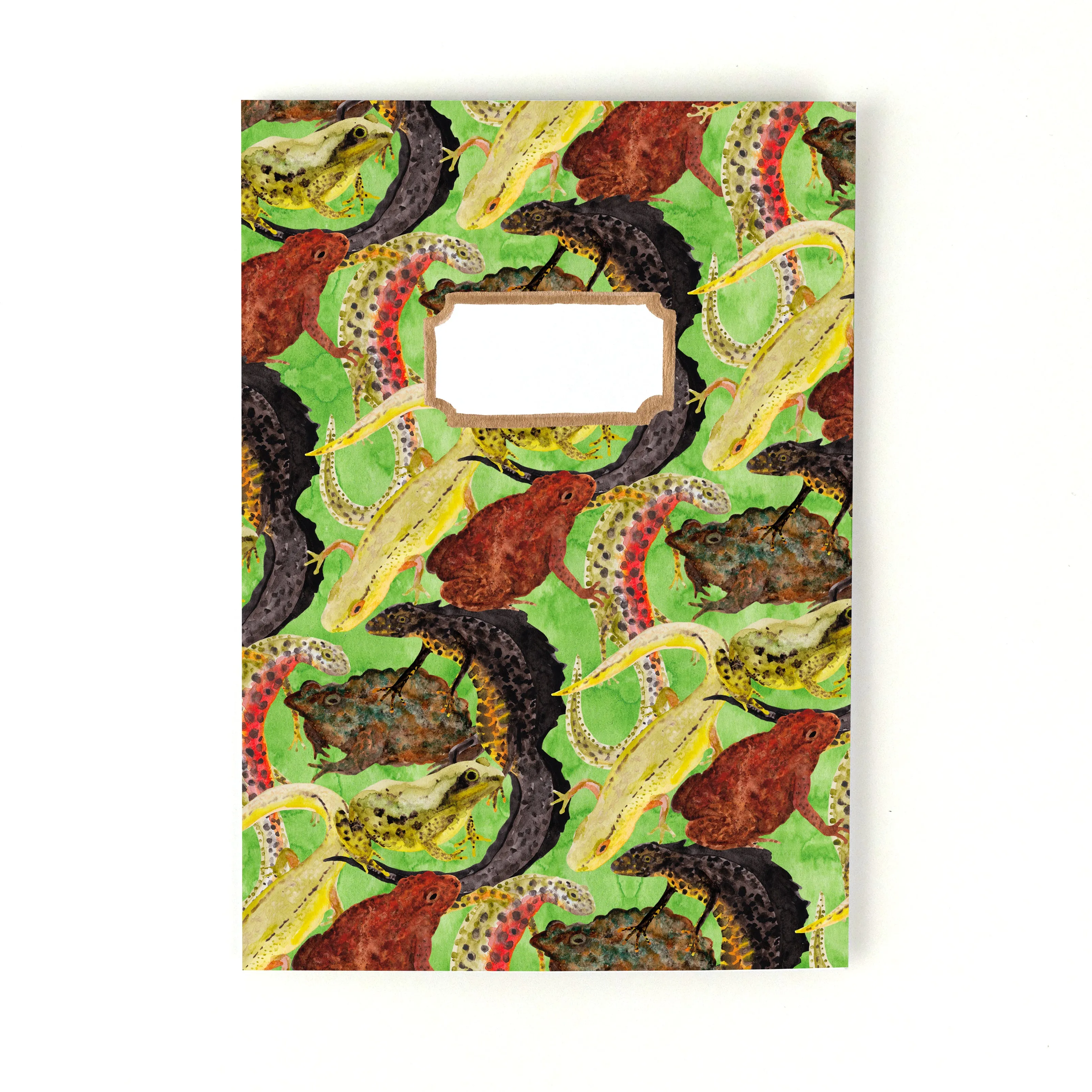 Amphibia Print Lined Journal