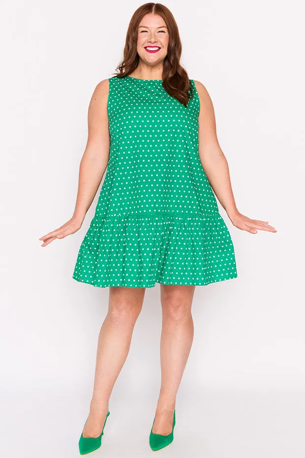 Andi Green Spot Dress