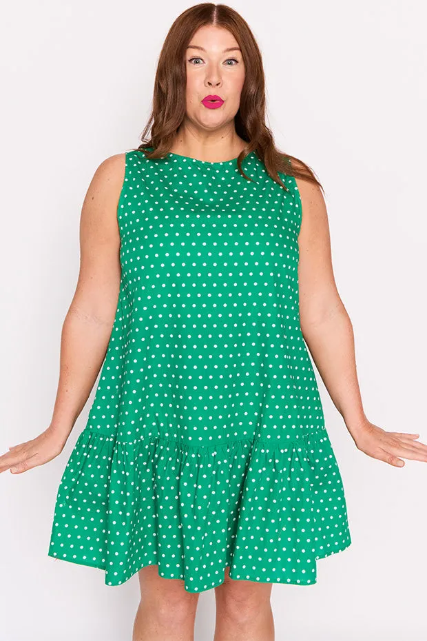 Andi Green Spot Dress