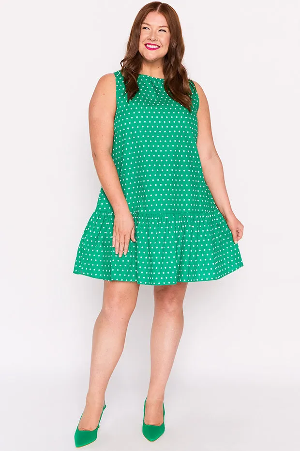 Andi Green Spot Dress