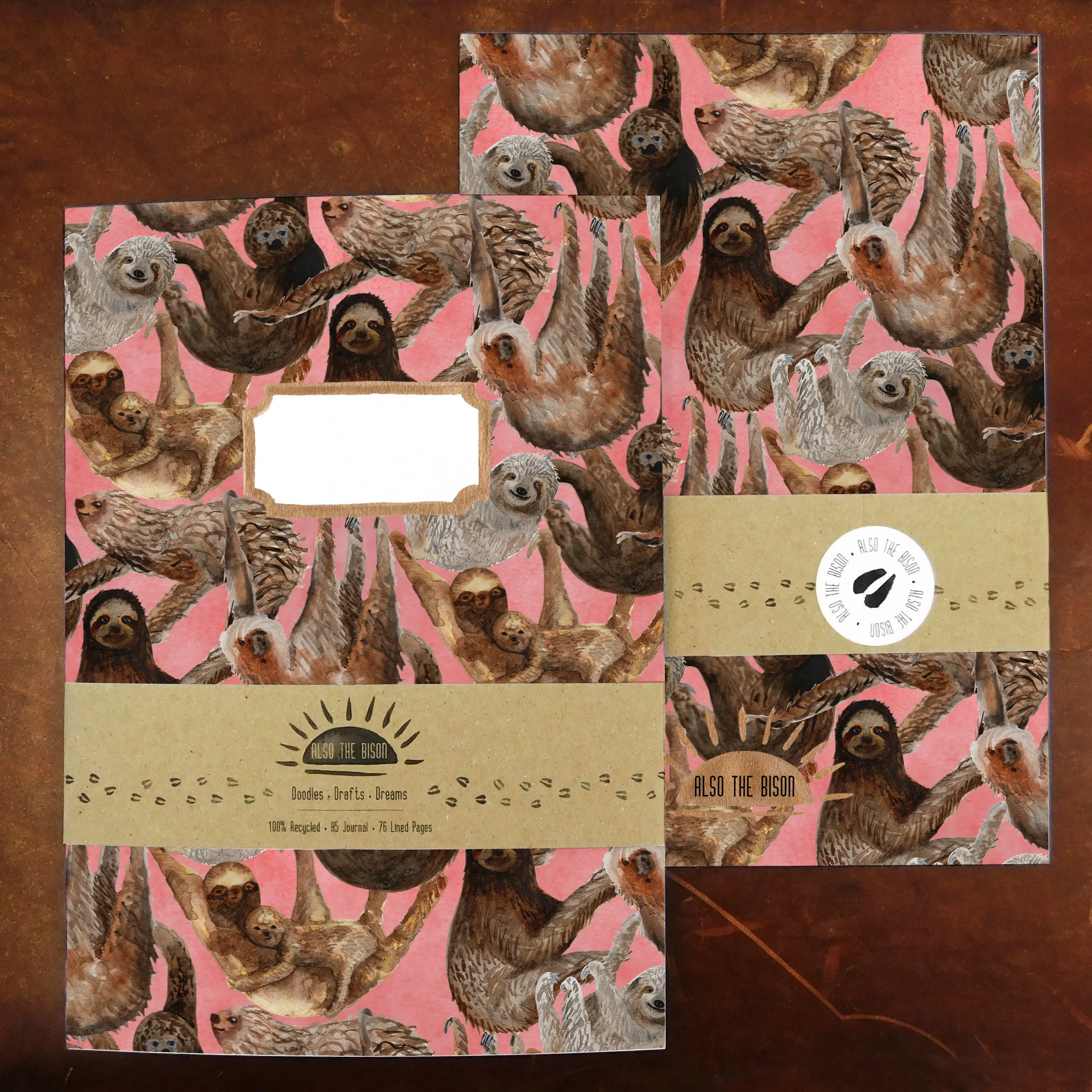 Arboreal Mammals Lined Journal Pack