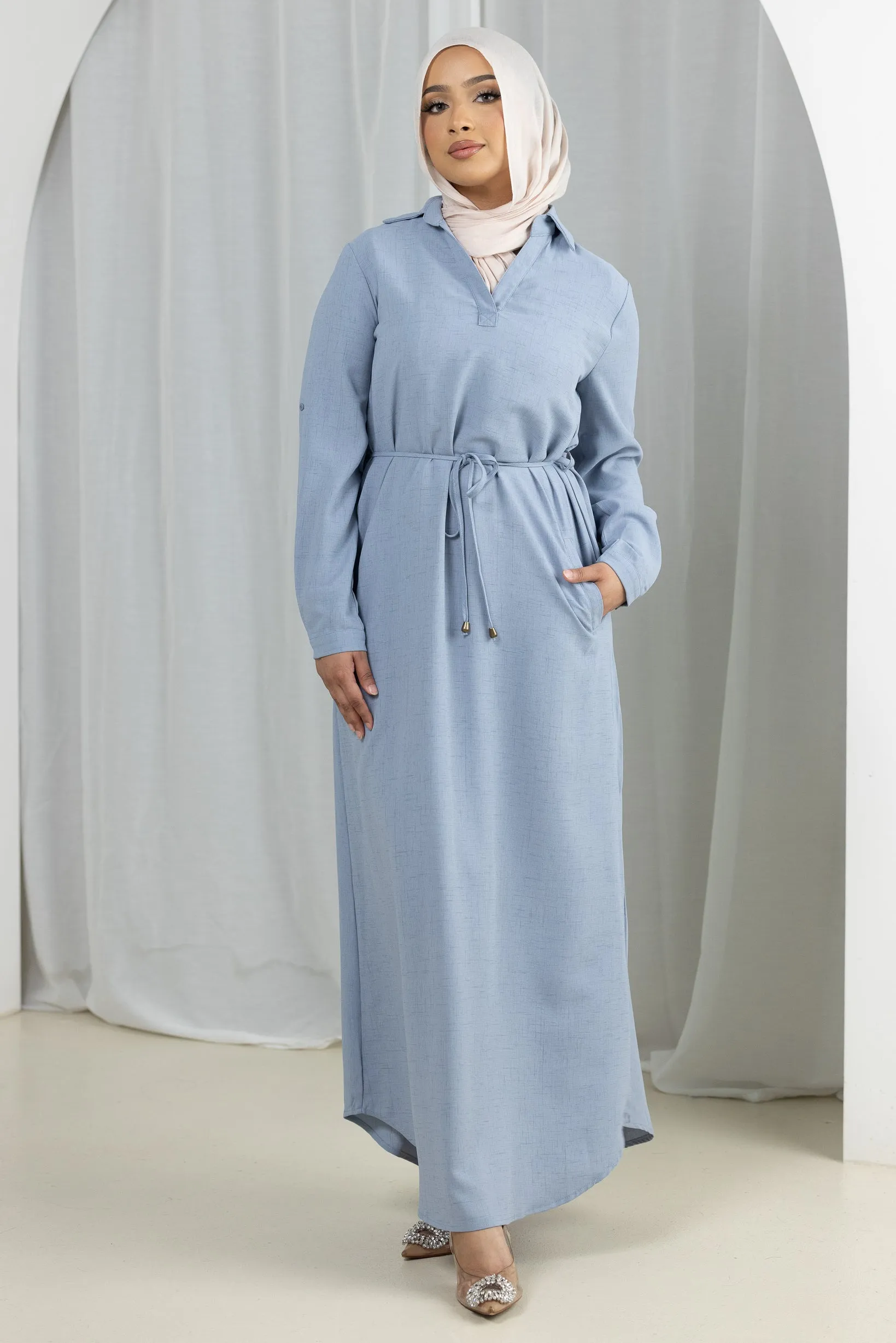 Areem Tie Loop Dress