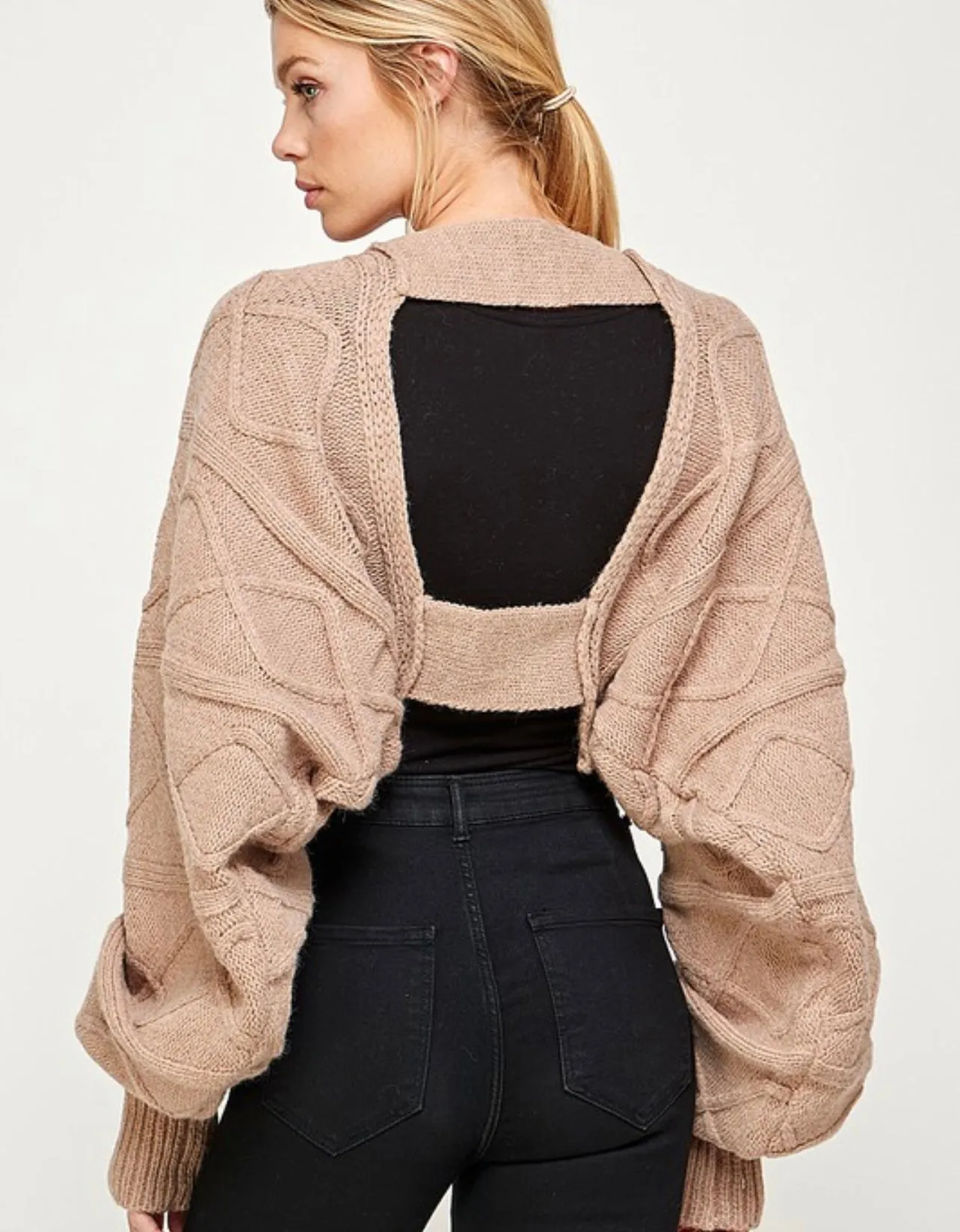 Asia Cropped Cardigan