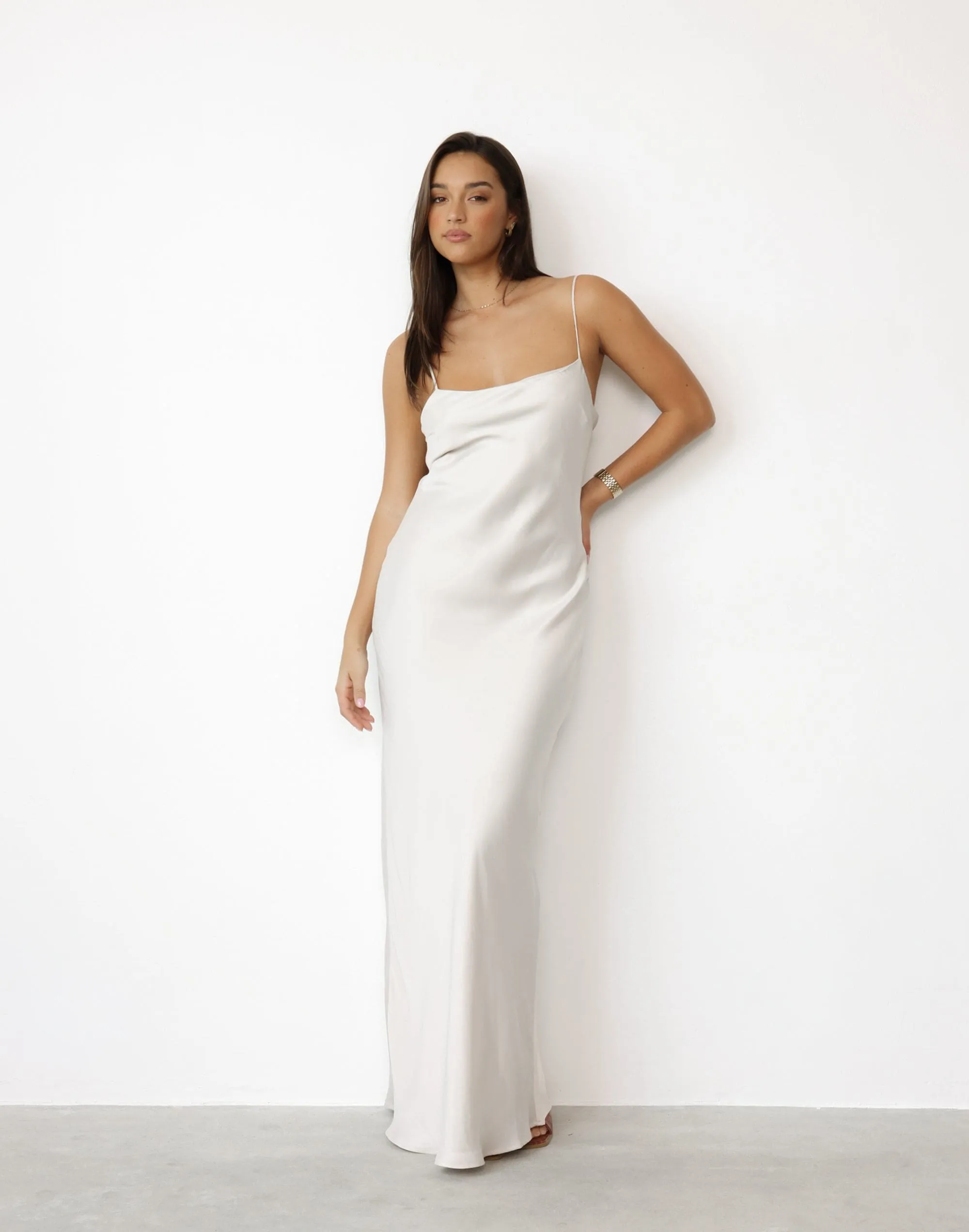 Aspen Maxi Dress (Oyster)