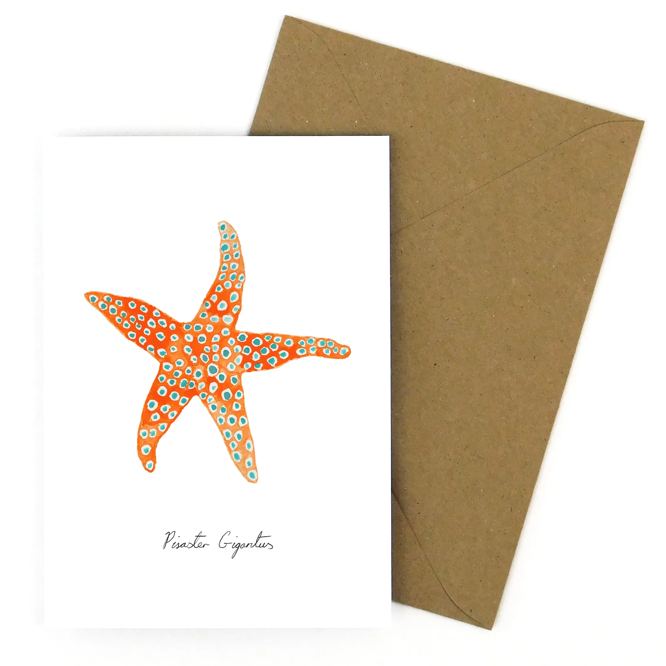 Asterozoa Giant Starfish Greetings Card