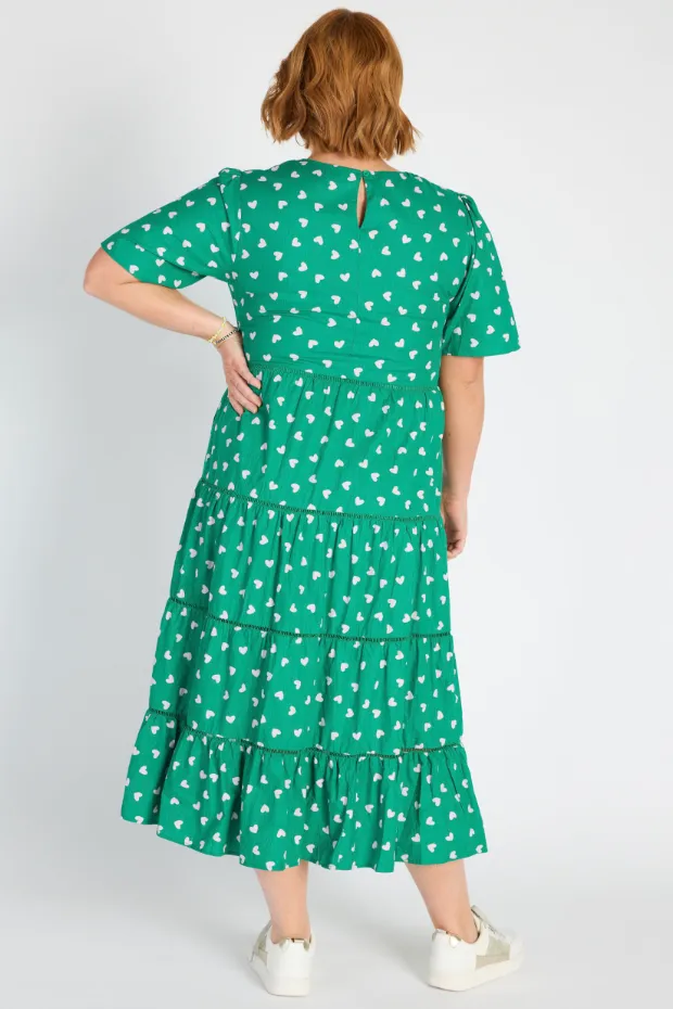 Aurelia Green Cupid Maxi Dress