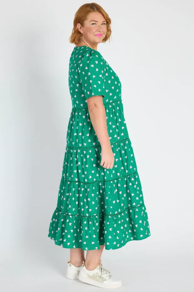 Aurelia Green Cupid Maxi Dress