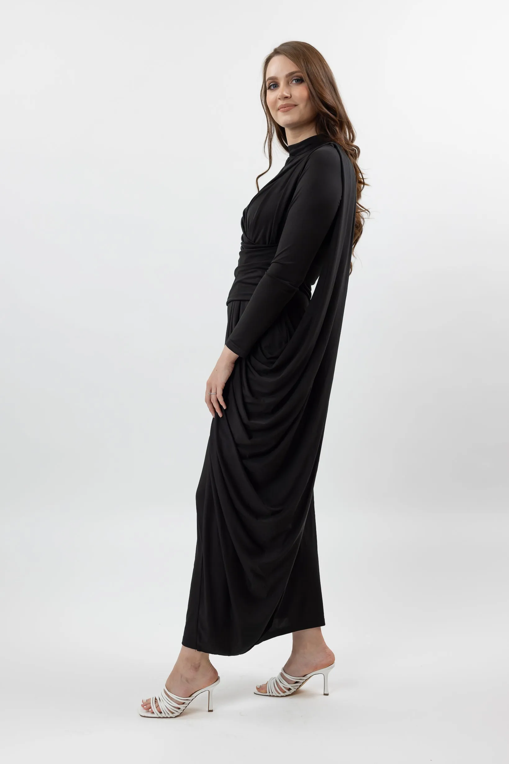 Aziya Drape Dress