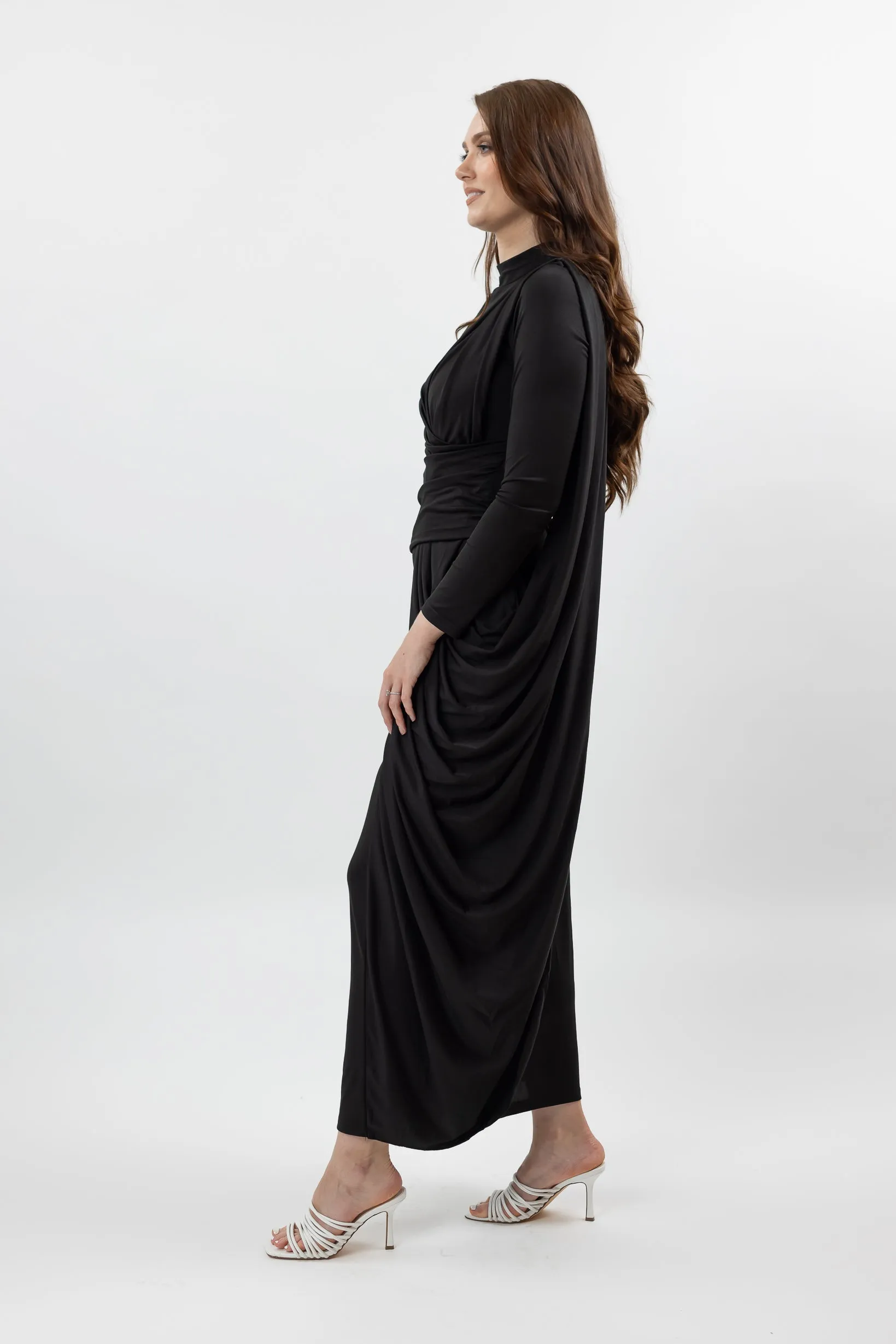 Aziya Drape Dress