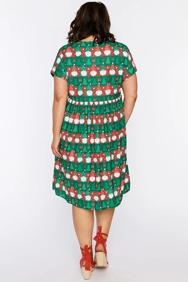 Bam Christmas Gnomes Dress