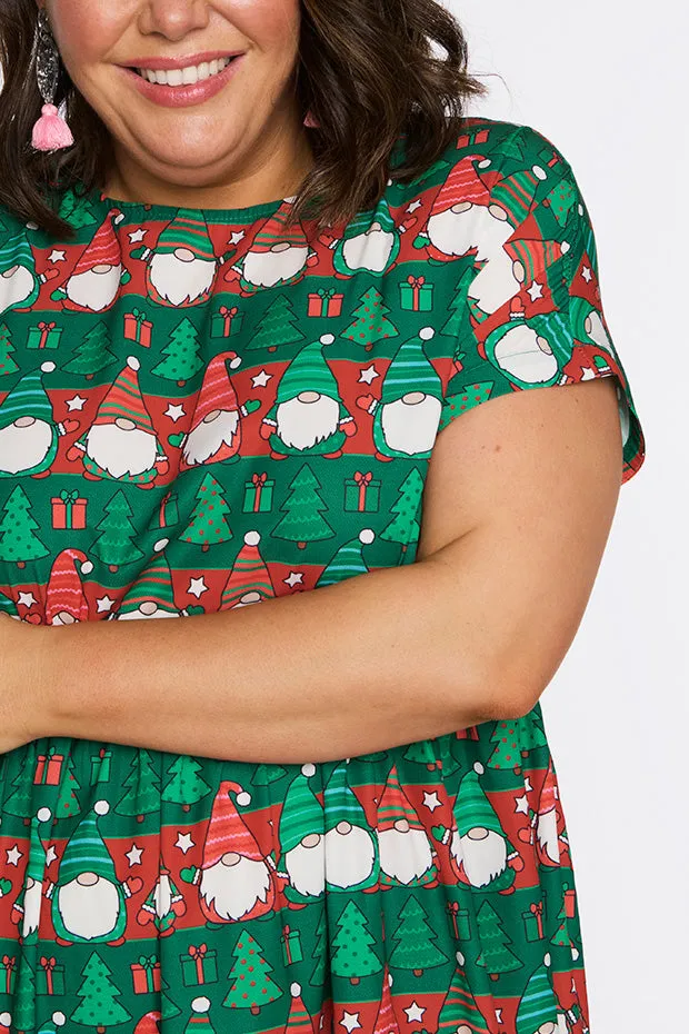 Bam Christmas Gnomes Dress