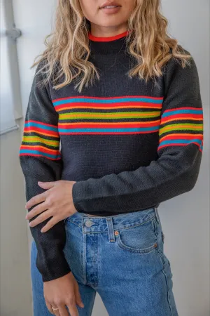 Black Rainbow Turtleneck