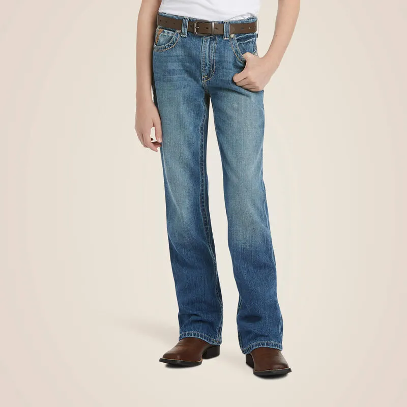 BOYS ARIAT Style No. 10018345 B4 Relaxed Boundary Boot Cut Jean