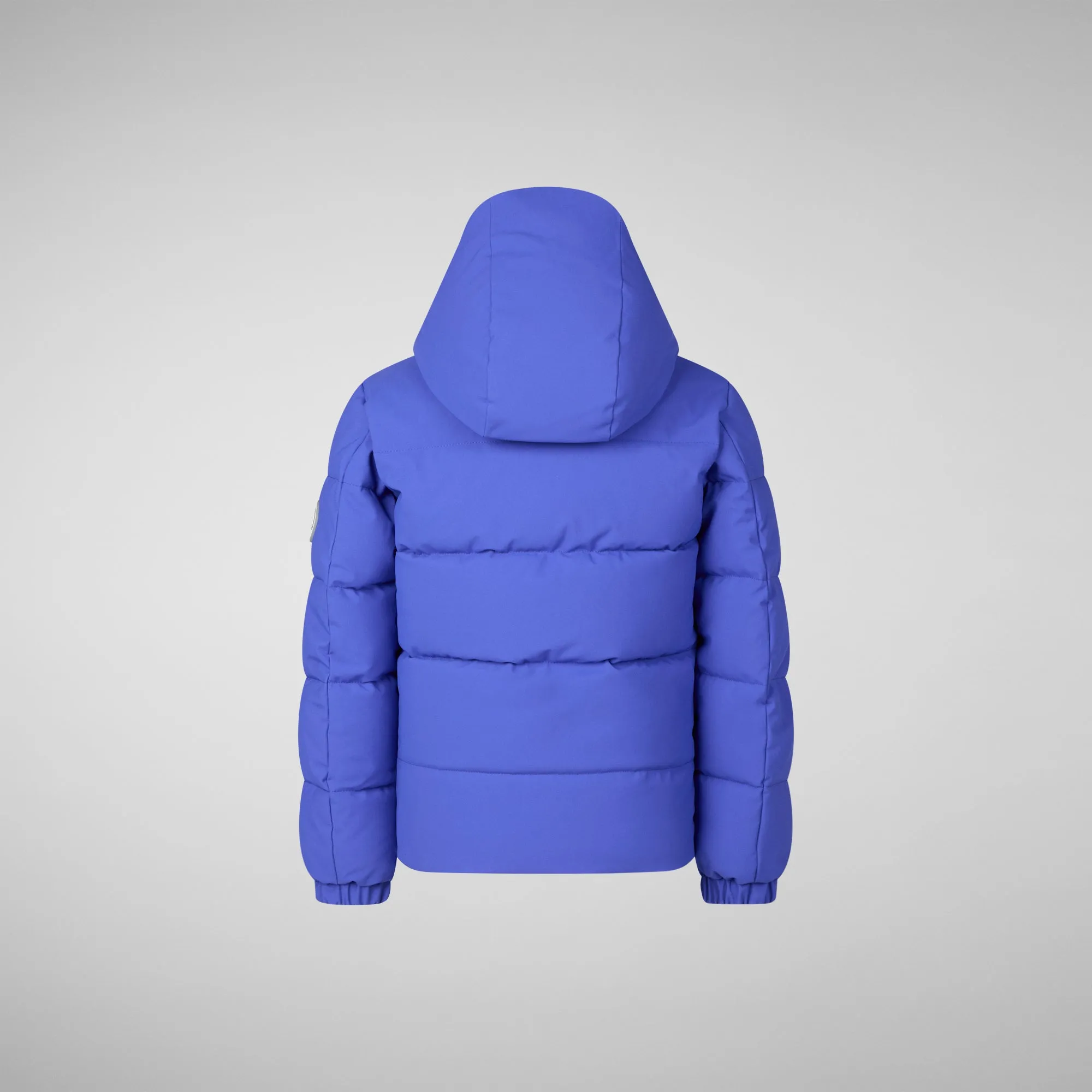 Boys' hooded parka Klaus in gentian blue