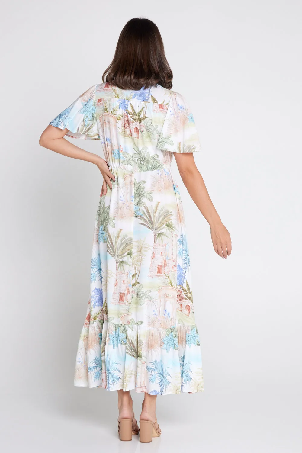 Breanna Dress - Palm Paradise