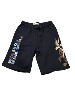 Buyers Choice Shorts - Looney Tunes Wile E. Coyote - Black