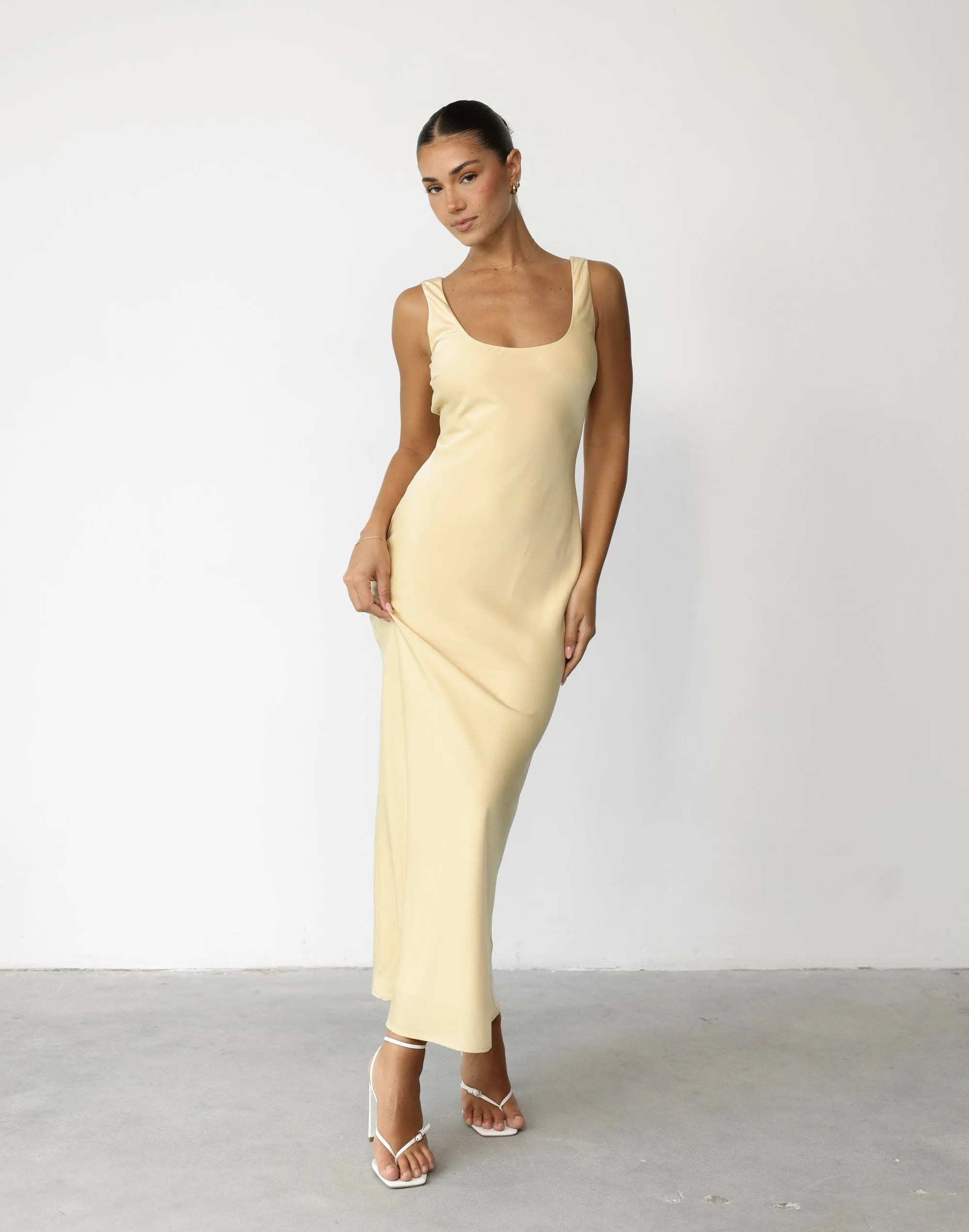 Camillio Maxi Dress (Honeycomb)