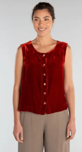 Cut Loose Velvet Reversible Vest