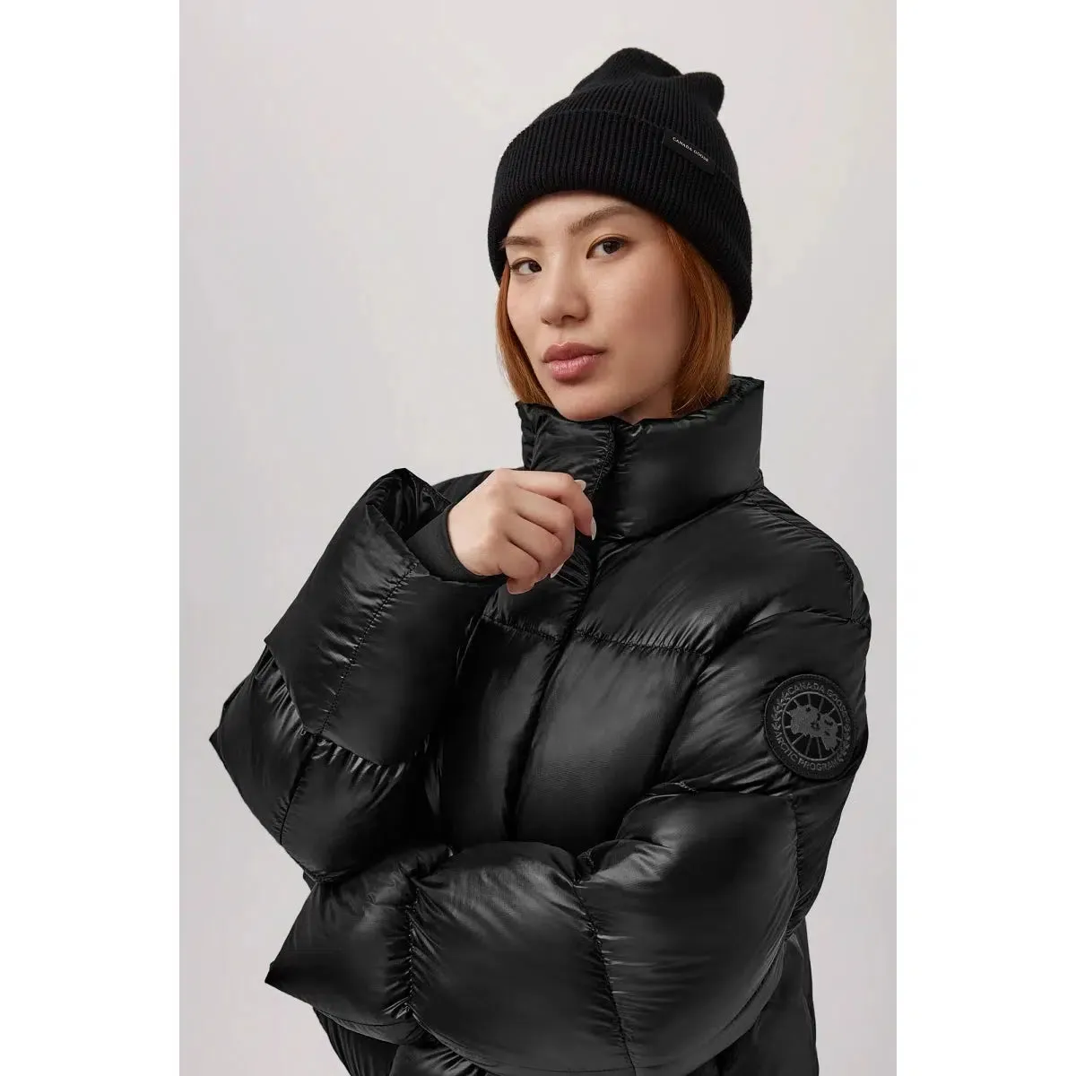 CYPRESS CROPPED PUFFER BLACK DISC