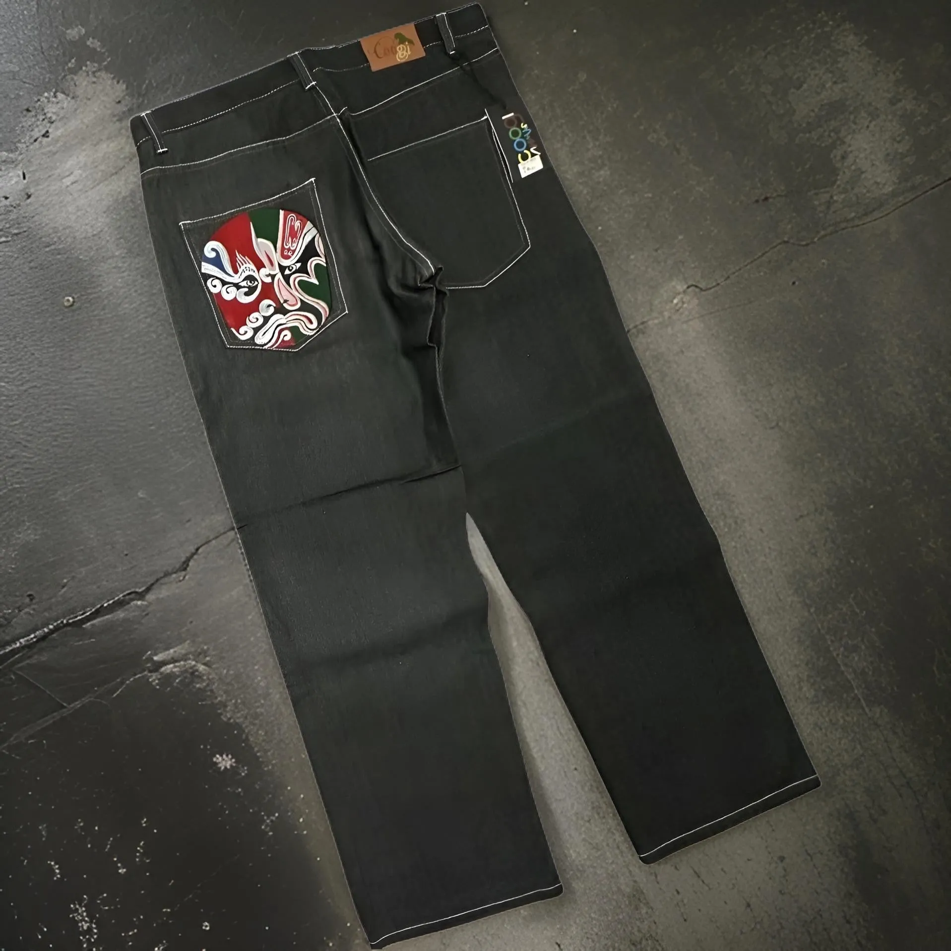 *DENIM* BAGGY JEANS 90’S STYLE (BLACK)