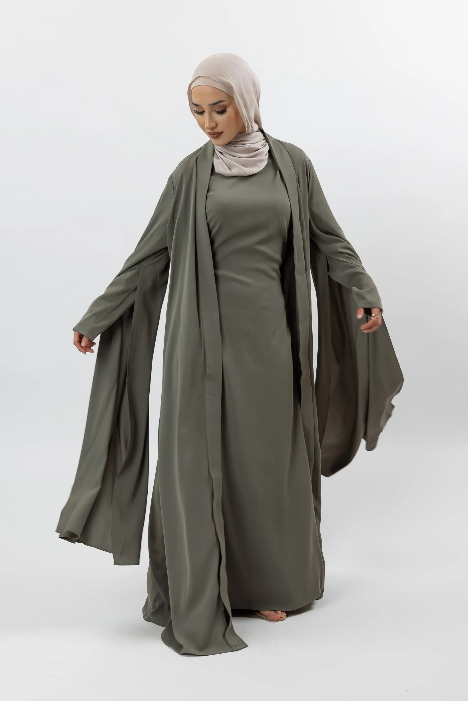 Dianna Drape Abaya Set