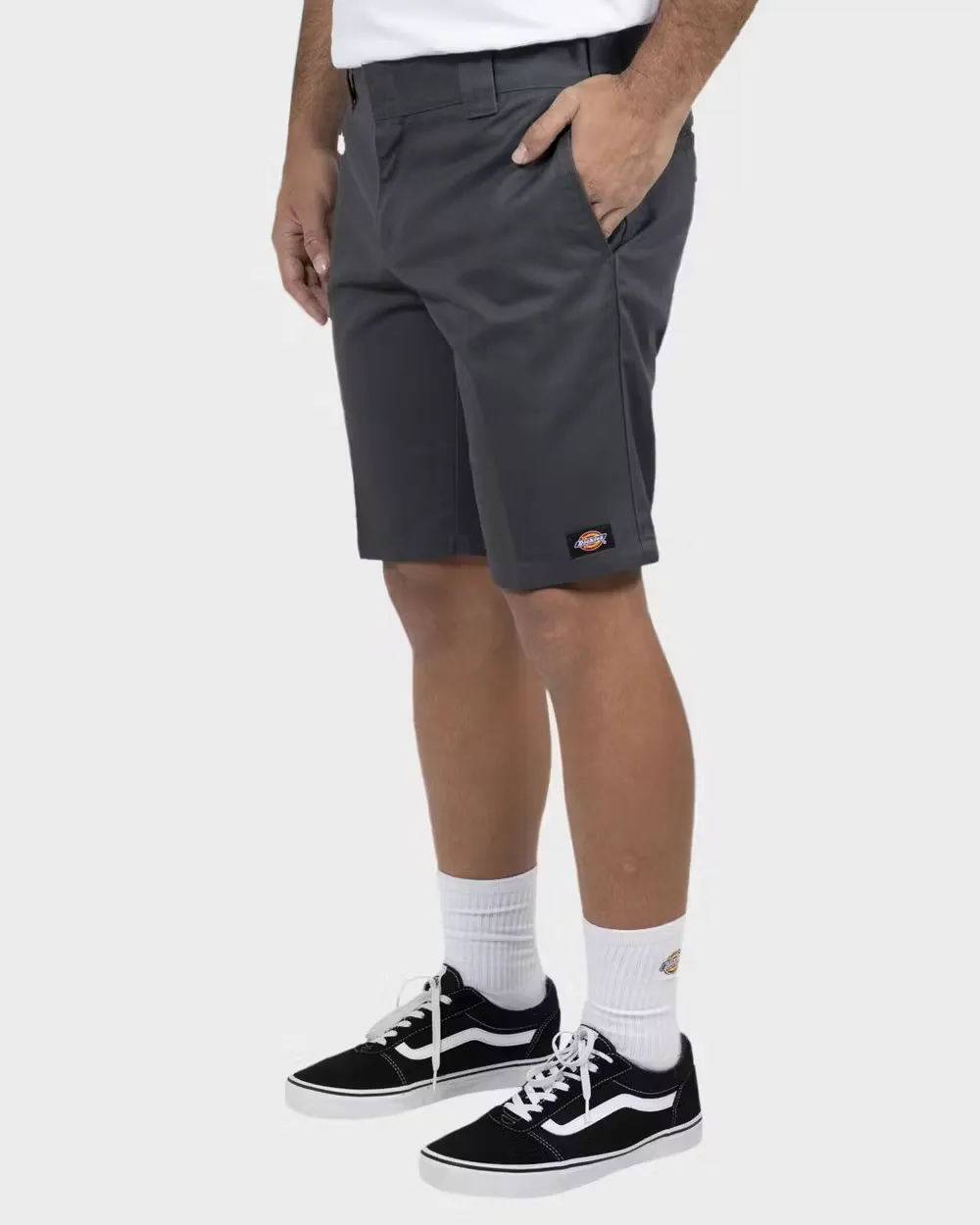 DICKIES 872 Slim Fit Shorts - Charcoal