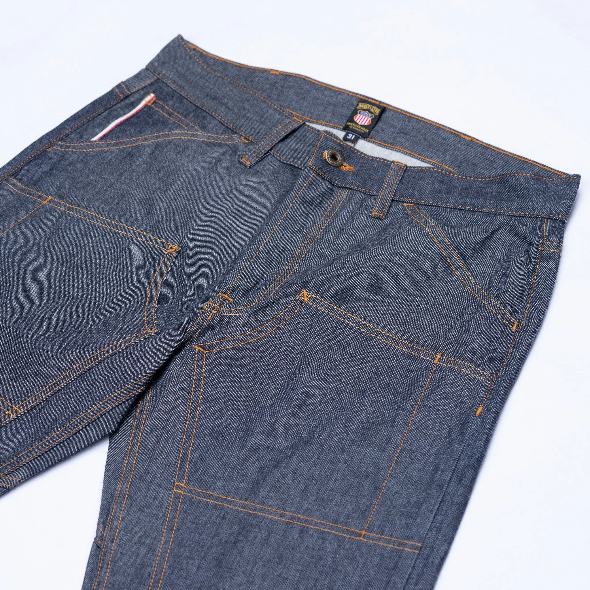 Die Hard Double Knee 10oz 'Prospector' Cone Mills USA Straight Leg Denim Jean