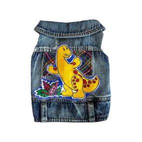 Dino Doggy Denim Vest