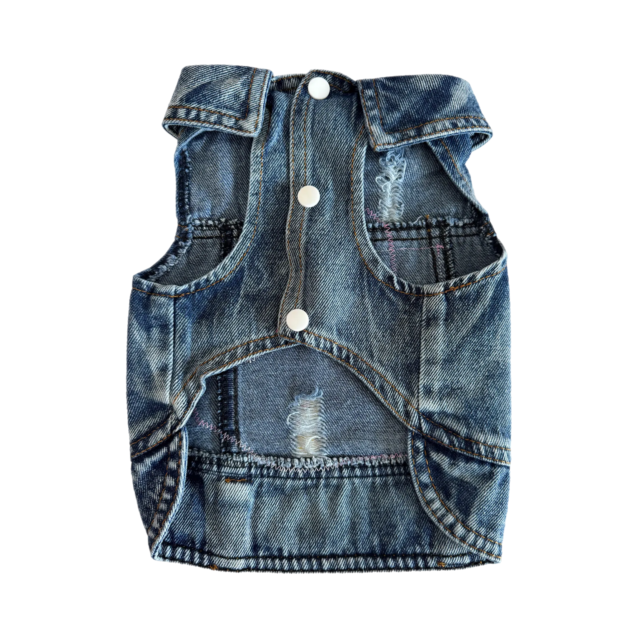 Dino Doggy Denim Vest