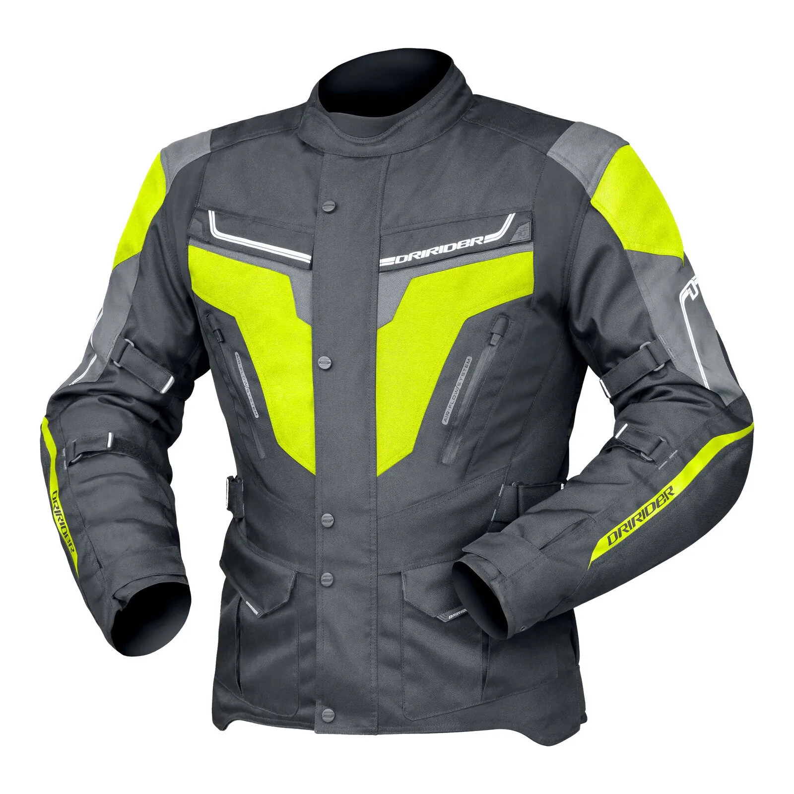 Dririder Apex 5 Jacket - Black / Yellow