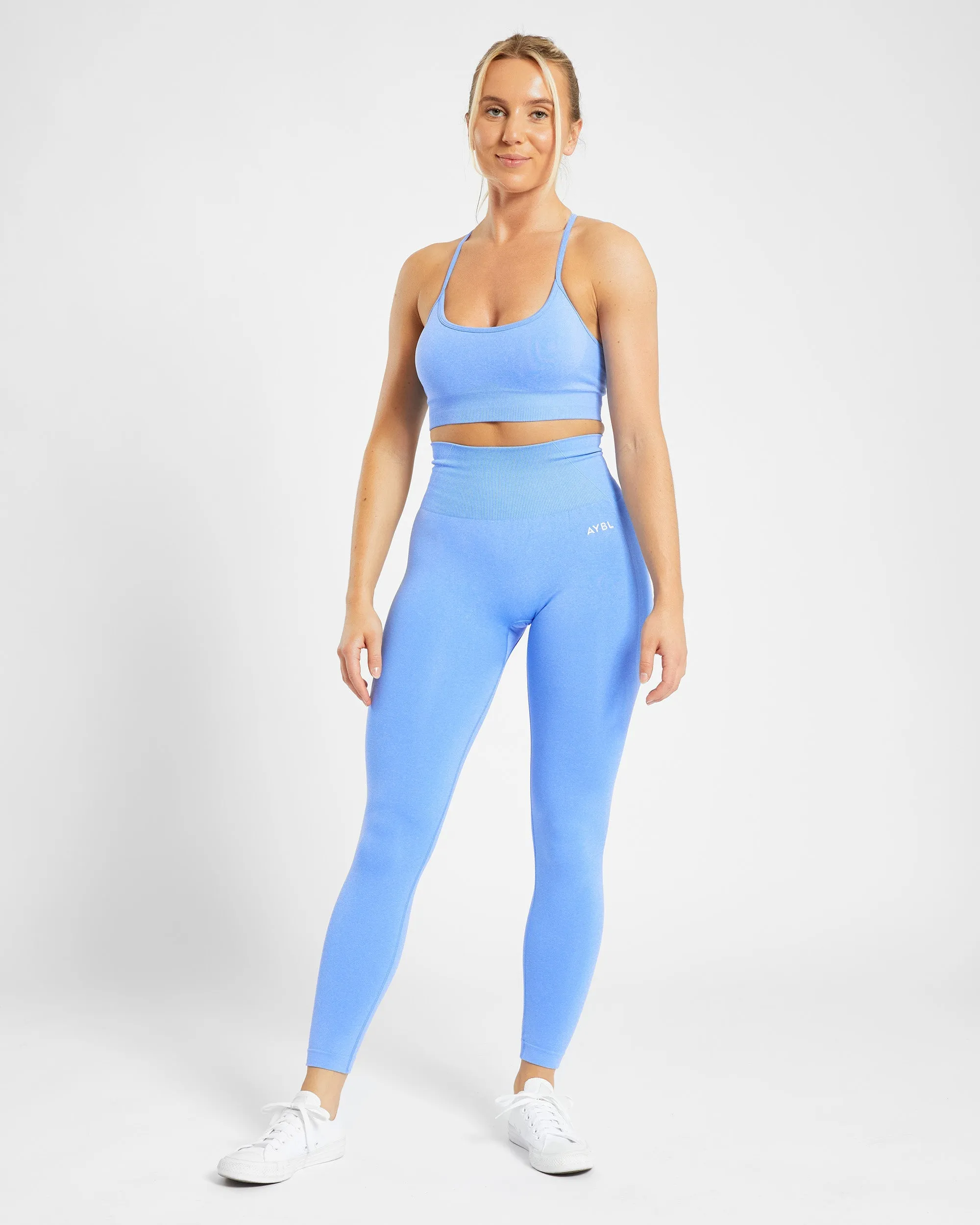 Empower Seamless Leggings - Spring Blue Marl