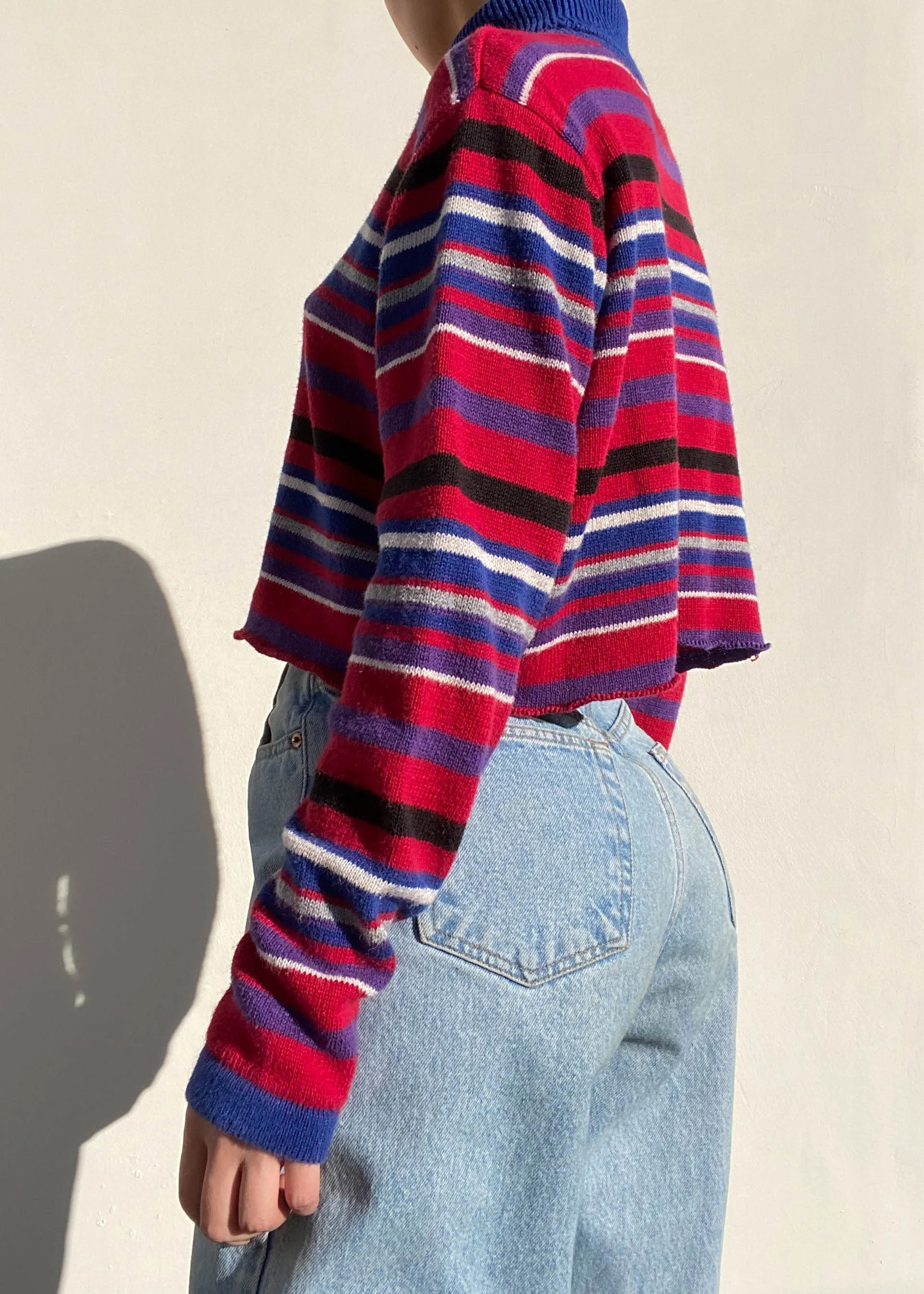 Erica 90's Striped Turtleneck (M-L)