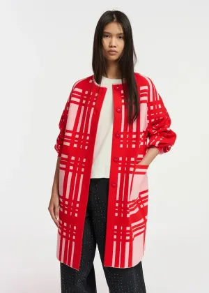 Essentiel Antwerp Flow Jacket in cherry Red