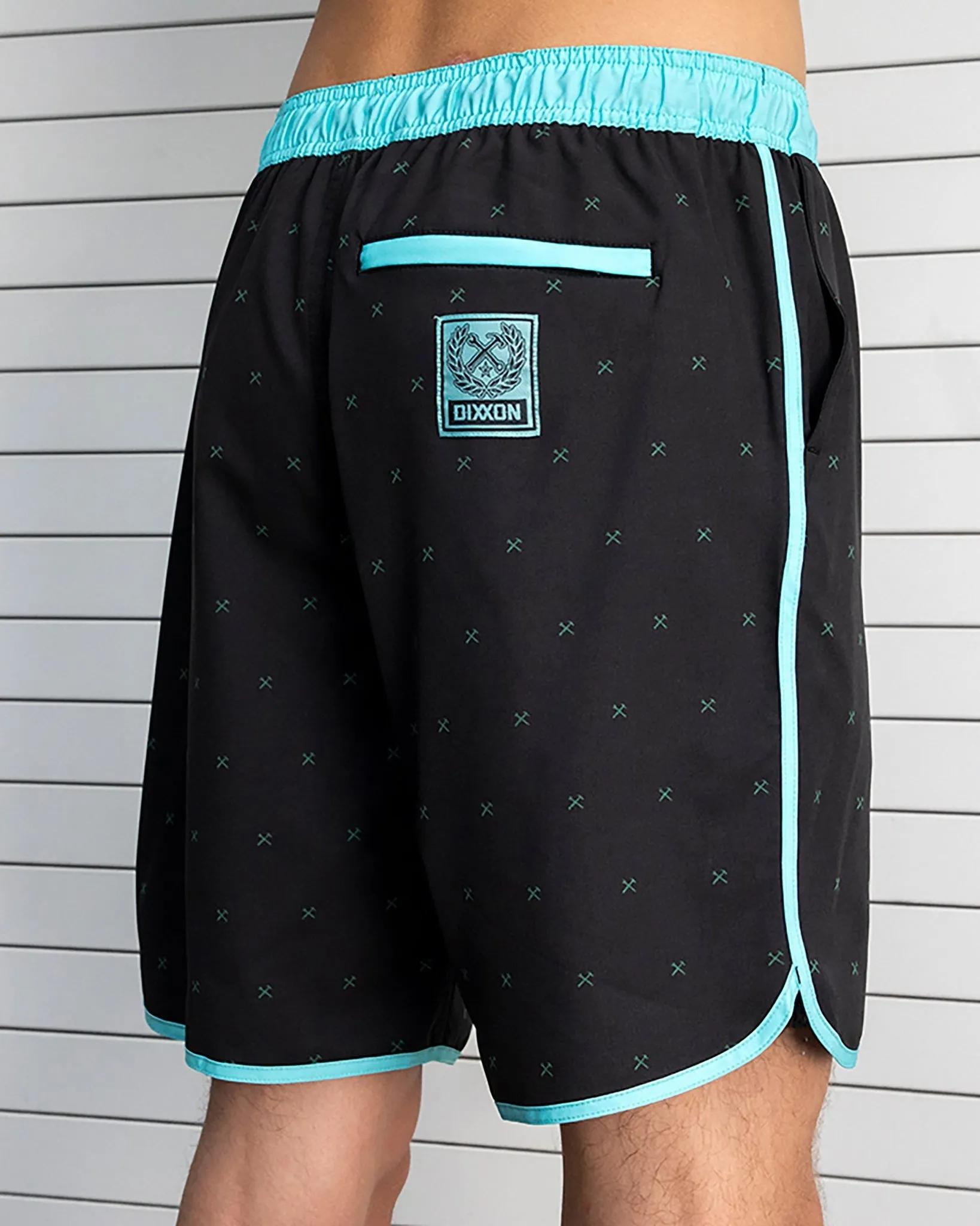 Finney Chad Shorts - Black & Tiffany