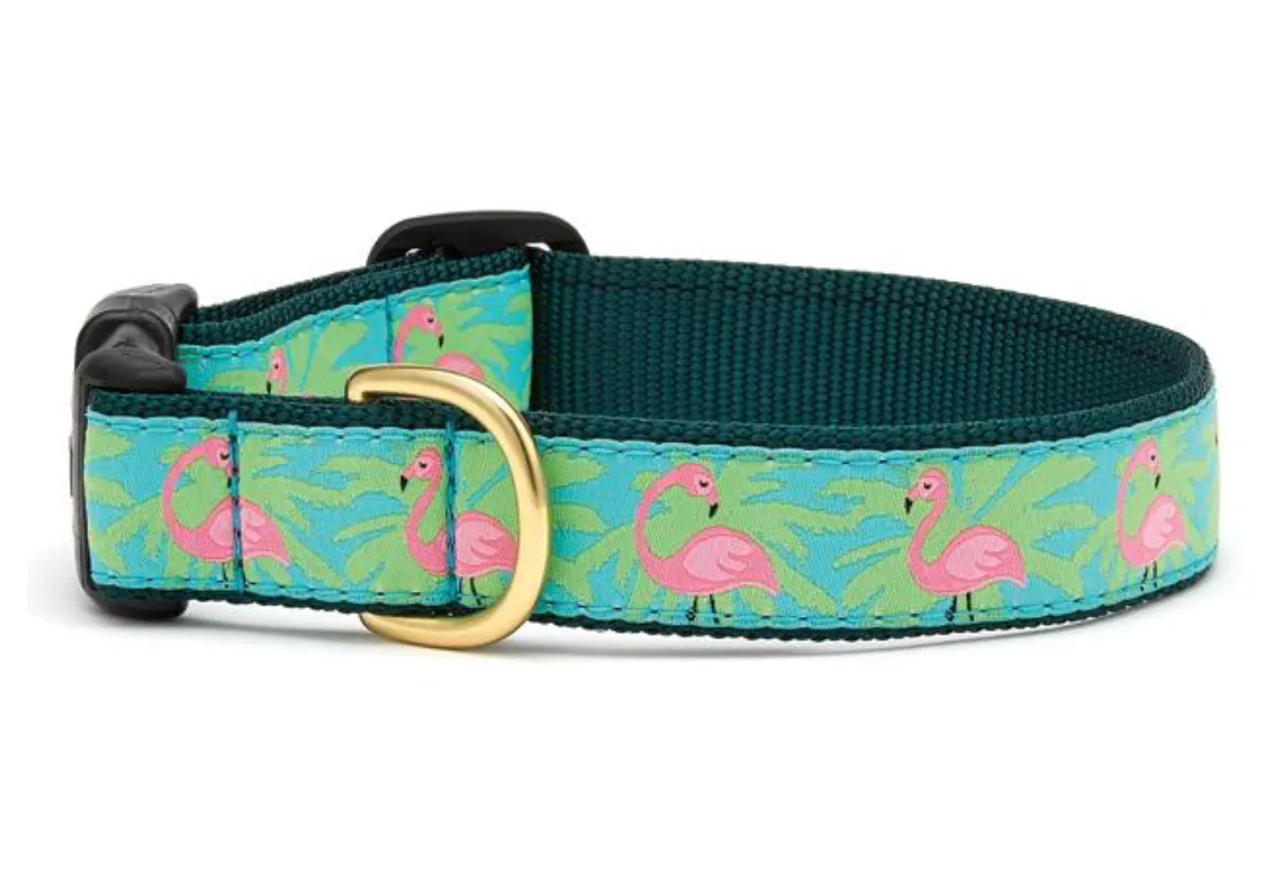 Flamingo Dog Collar