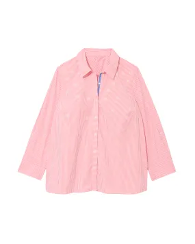 Francesca Embellished Button Down | Pink / White