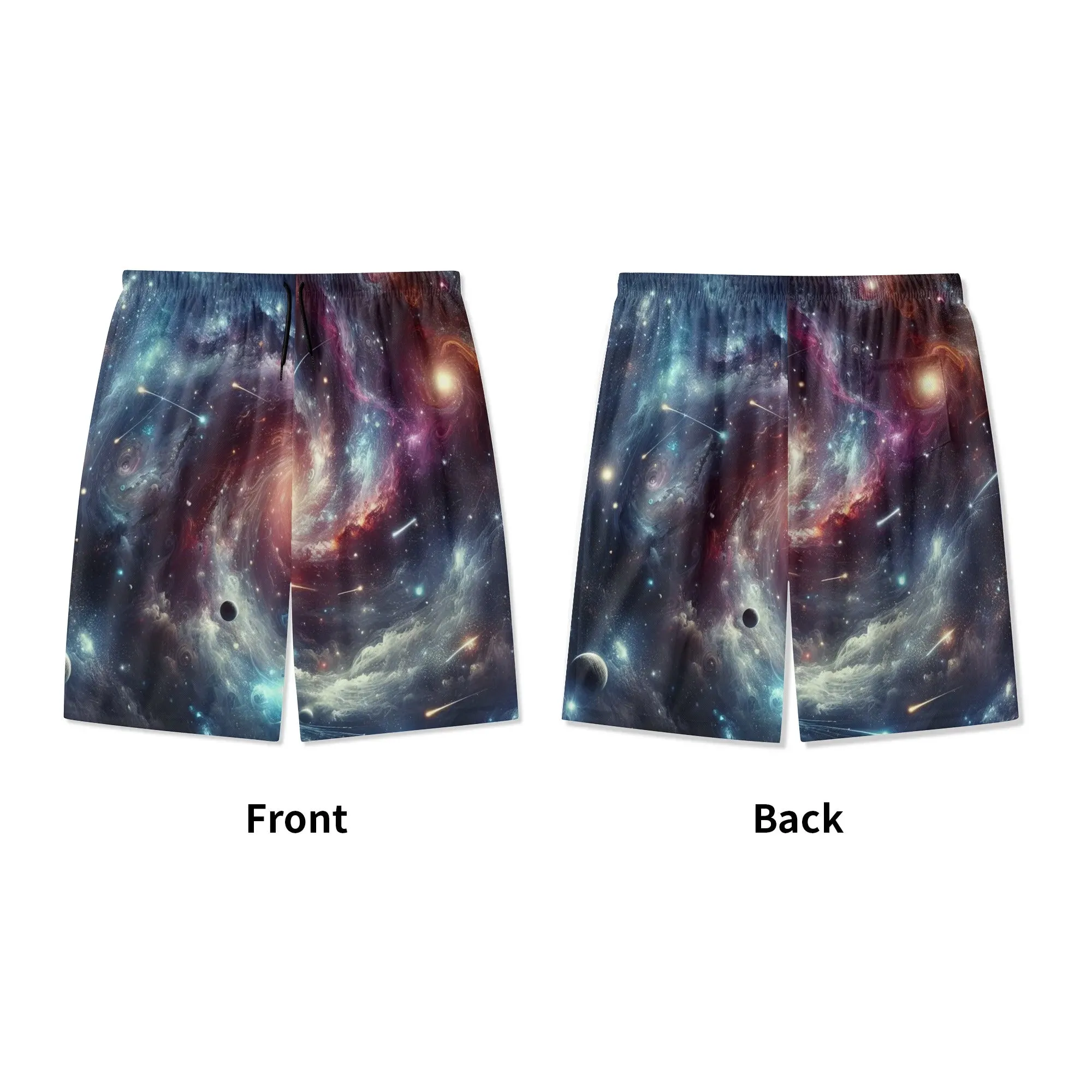 Galaxy Youth Lightweight Beach Shorts for Boys