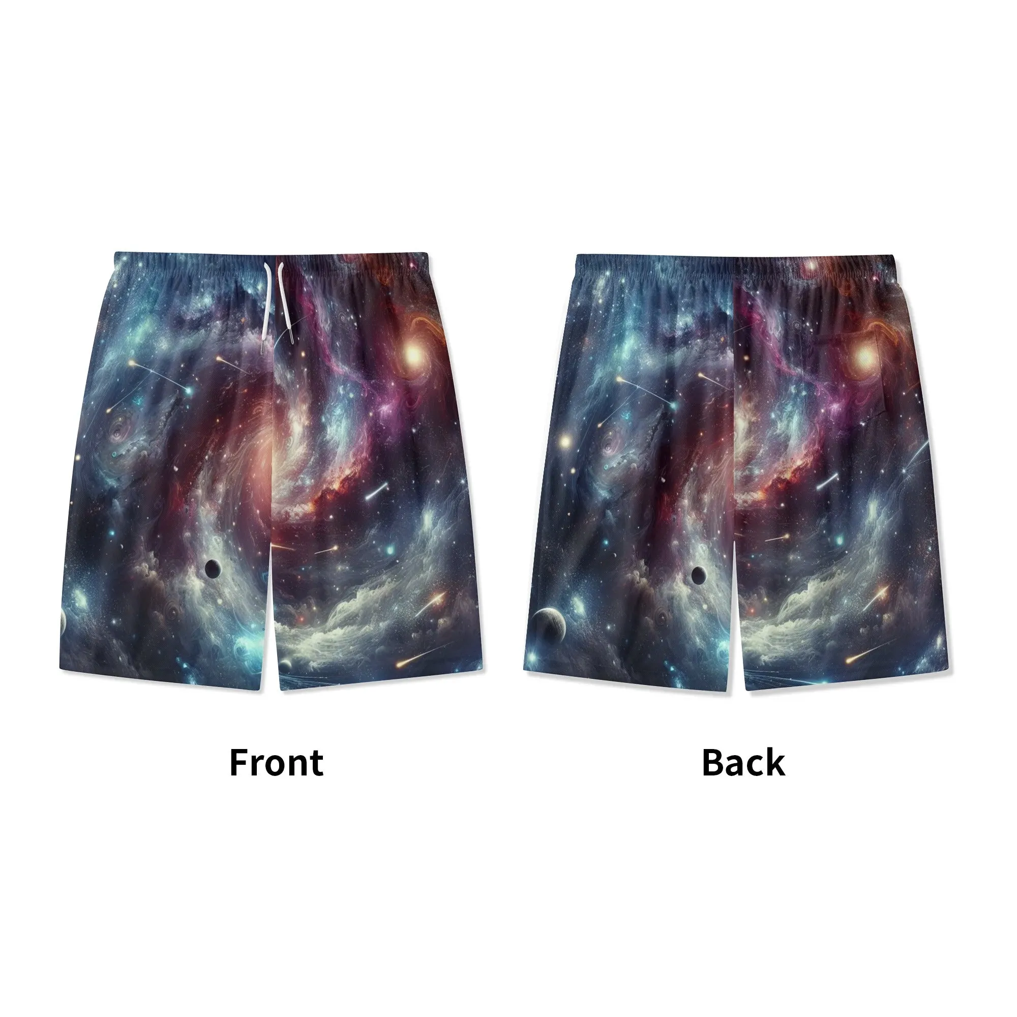 Galaxy Youth Lightweight Beach Shorts for Boys