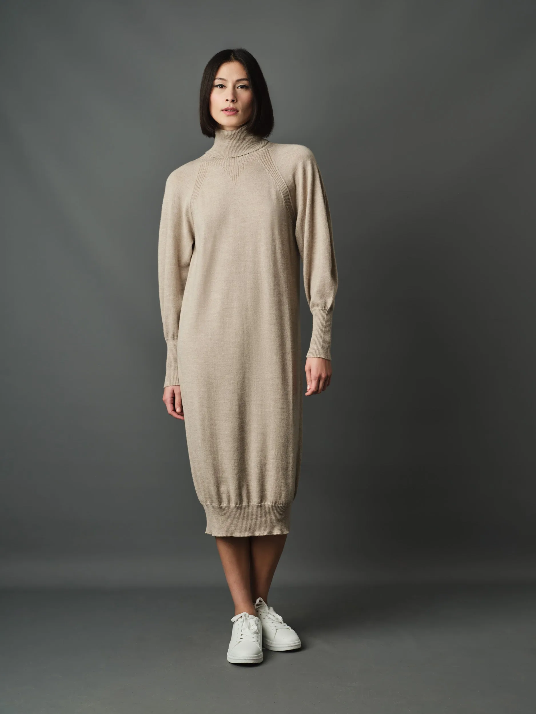 Gaudi Polo Neck Relax Fit Dress