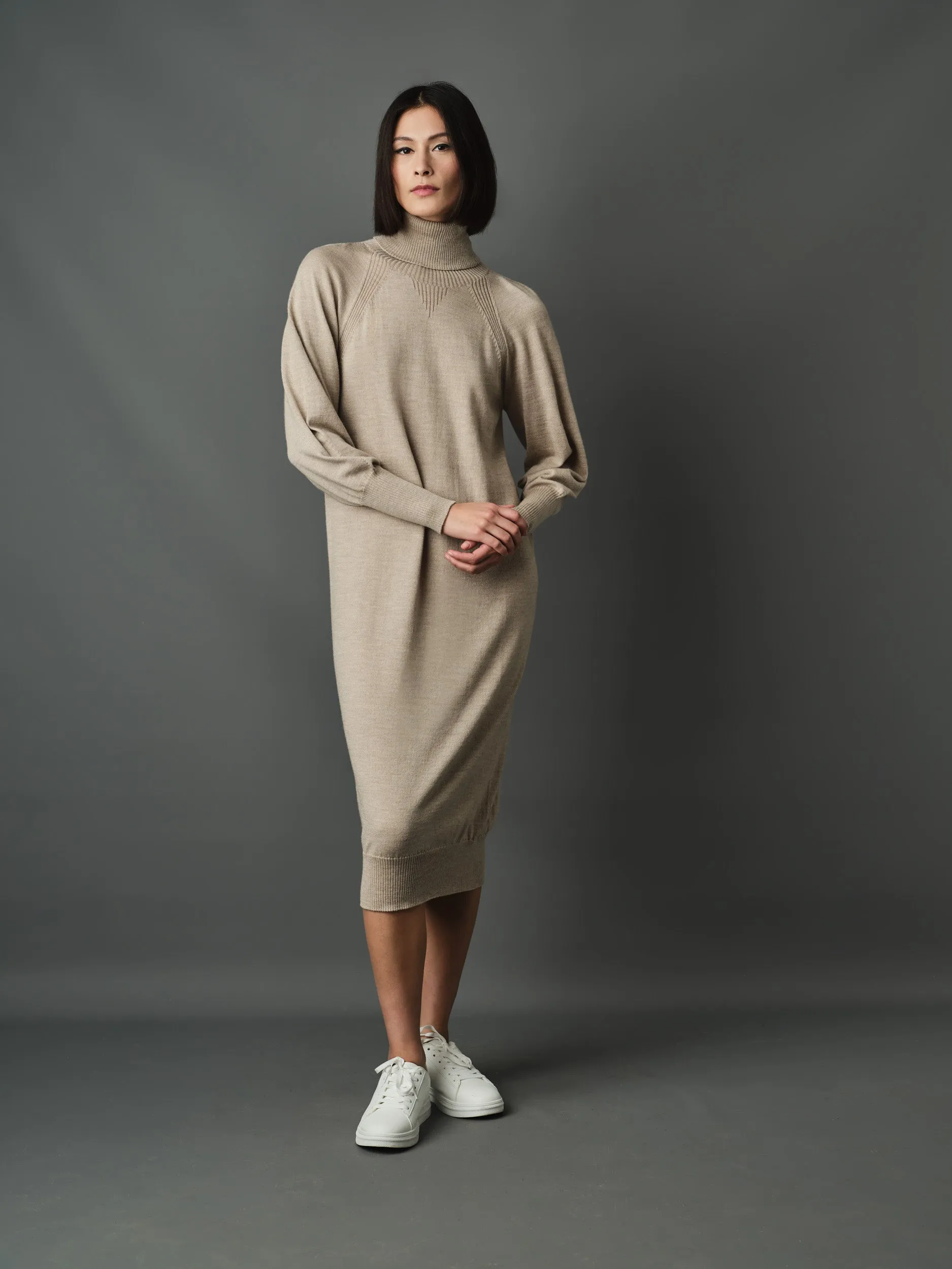 Gaudi Polo Neck Relax Fit Dress